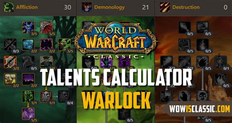 wotlk talent calculator warlock